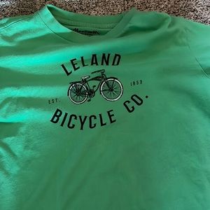 This is a green shirt it’s from traverse City, Michigan.